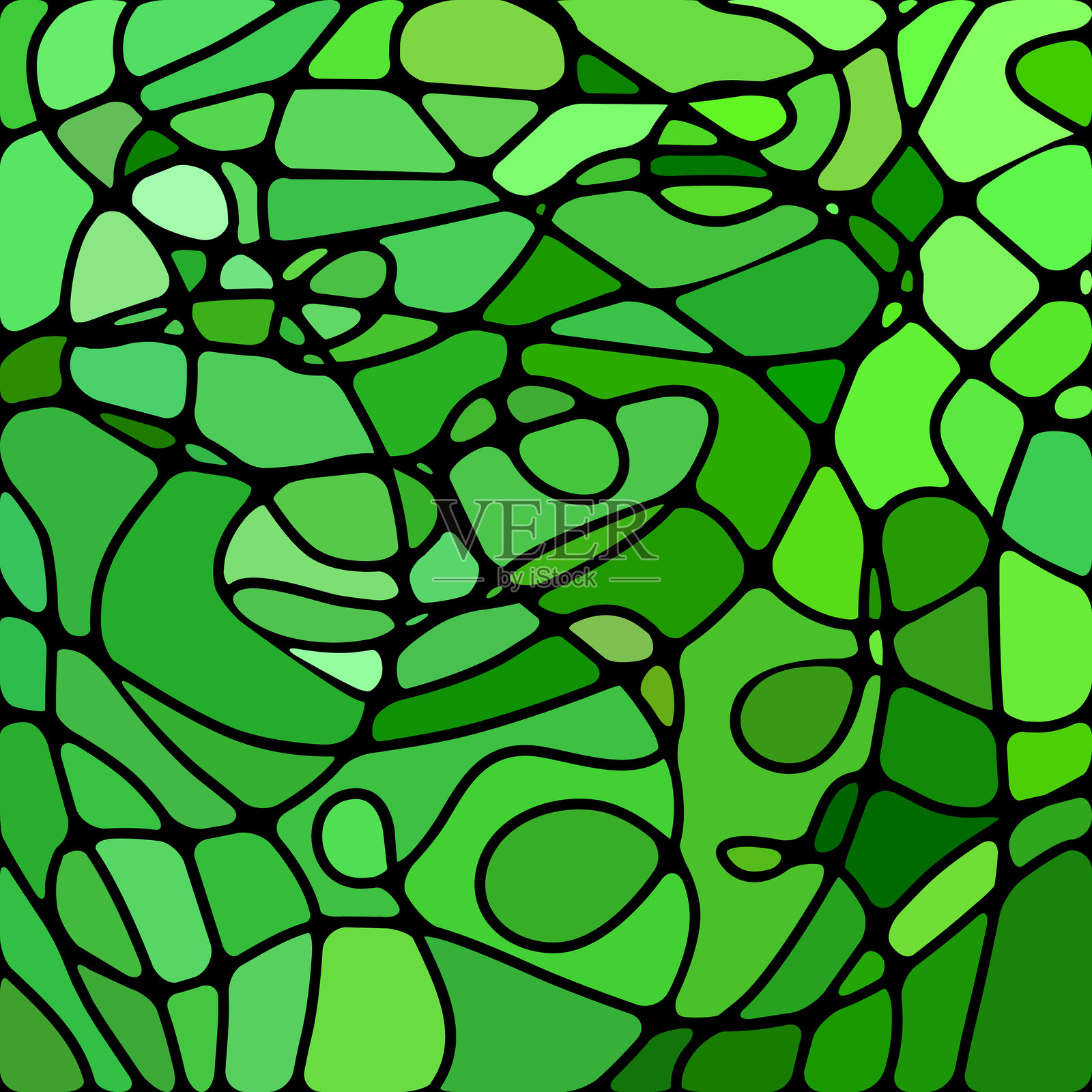 抽象的矢量彩色玻璃马赛克背景插画图片素材