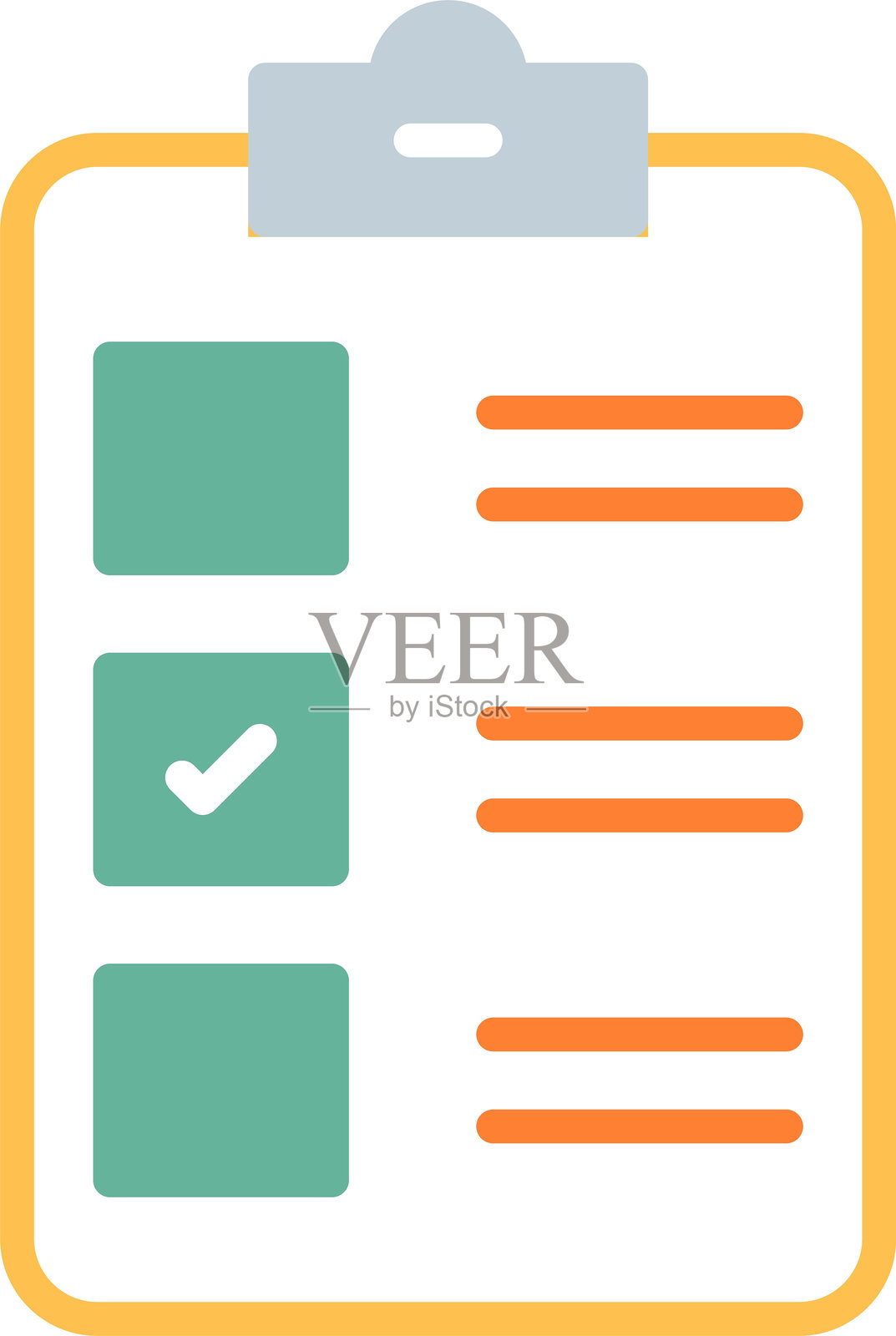 剪贴板图标插画图片素材