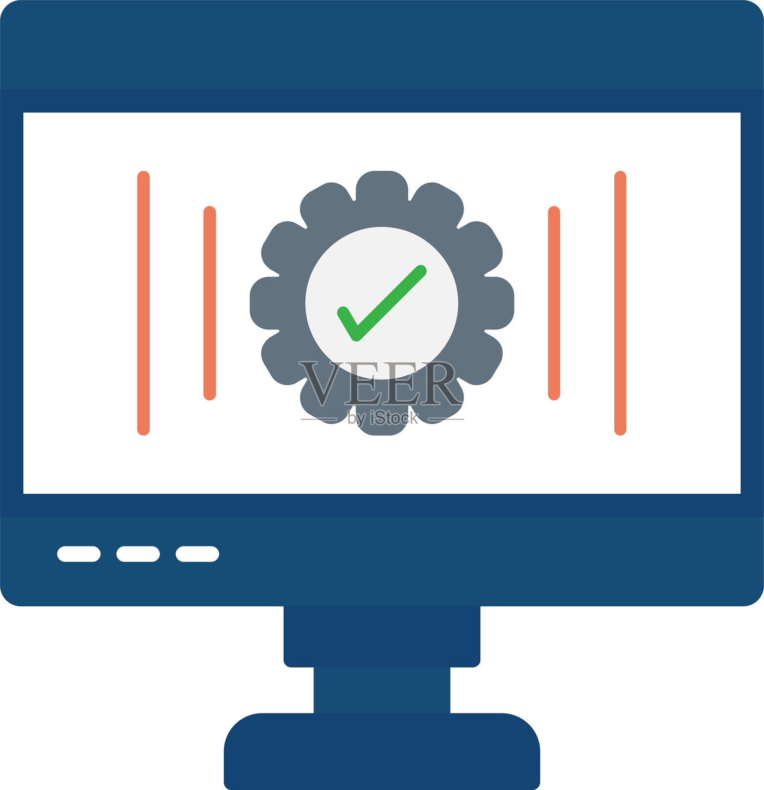 检查图标插画图片素材