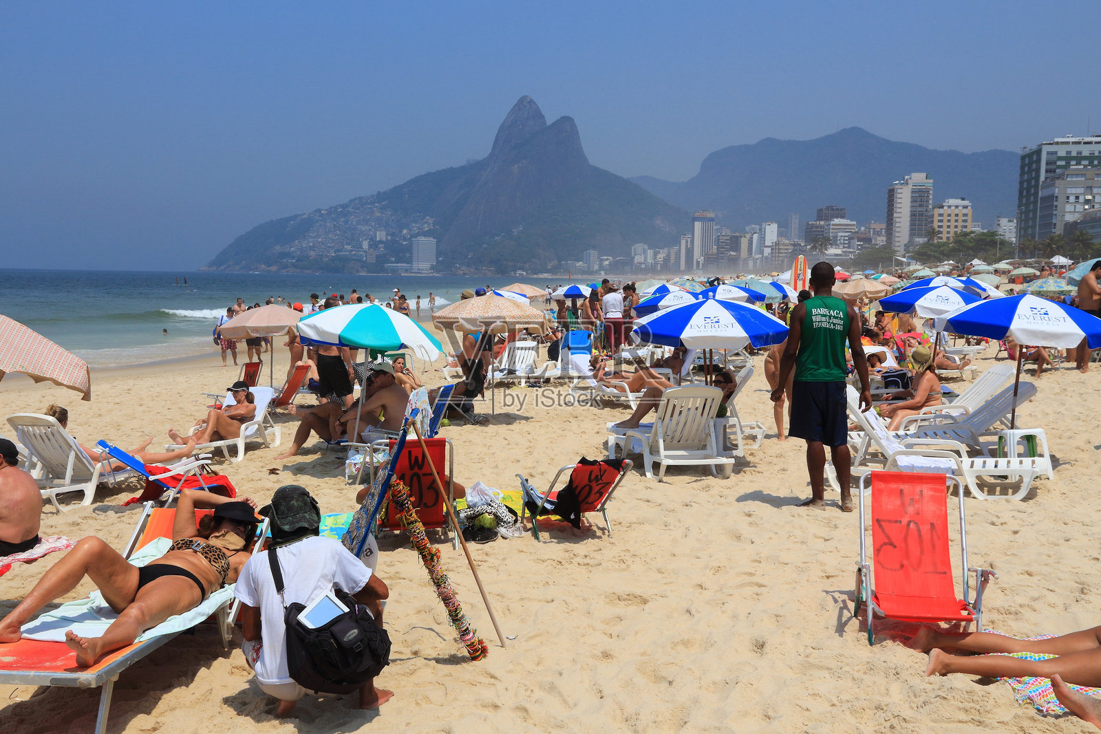 里约热内卢伊帕内玛海滩照片摄影图片