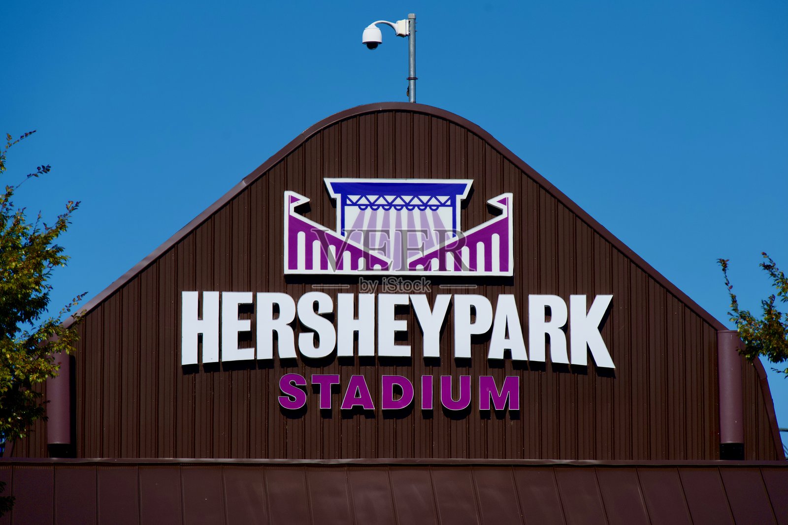 赫尔希公园体育场入口，宾夕法尼亚州赫尔希（美国）照片摄影图片