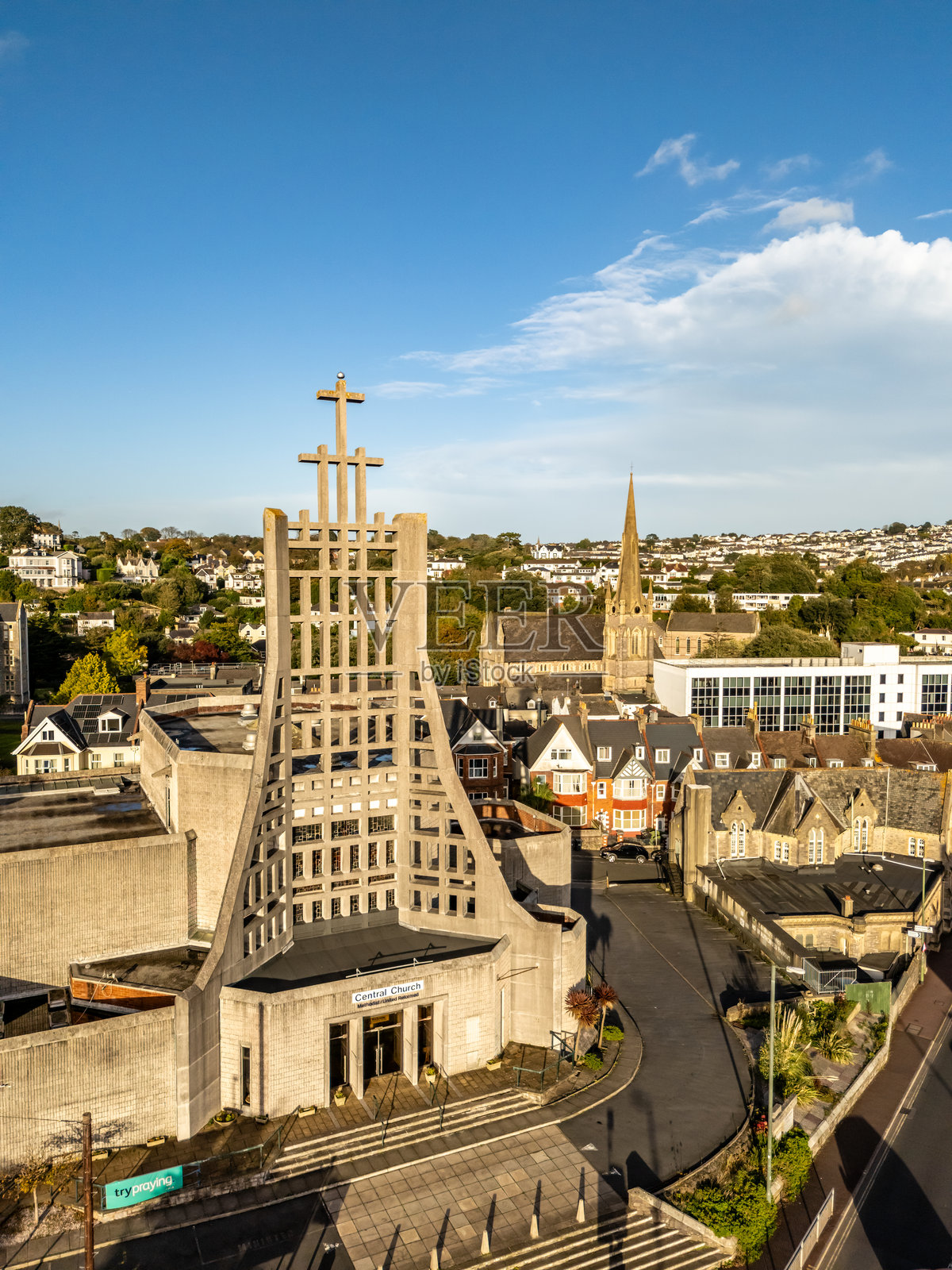托基的中央教堂照片摄影图片