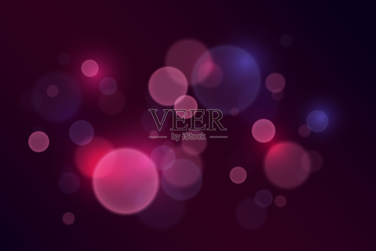 闪耀散景特效灯光插画图片素材