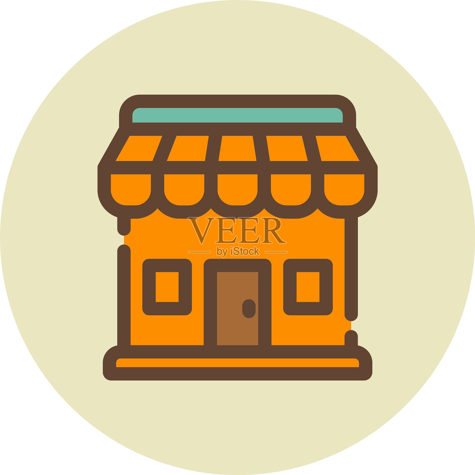 商店图标插画图片素材