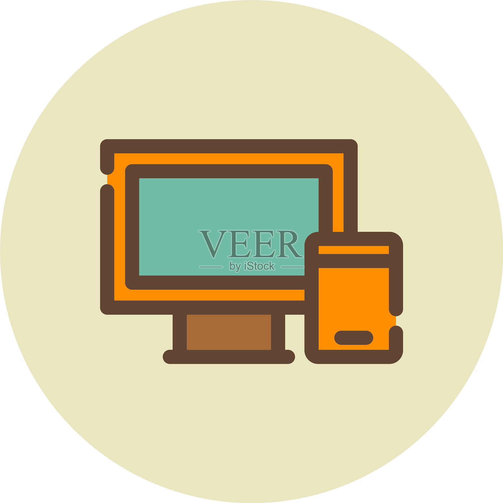 响应式网页设计图标插画图片素材