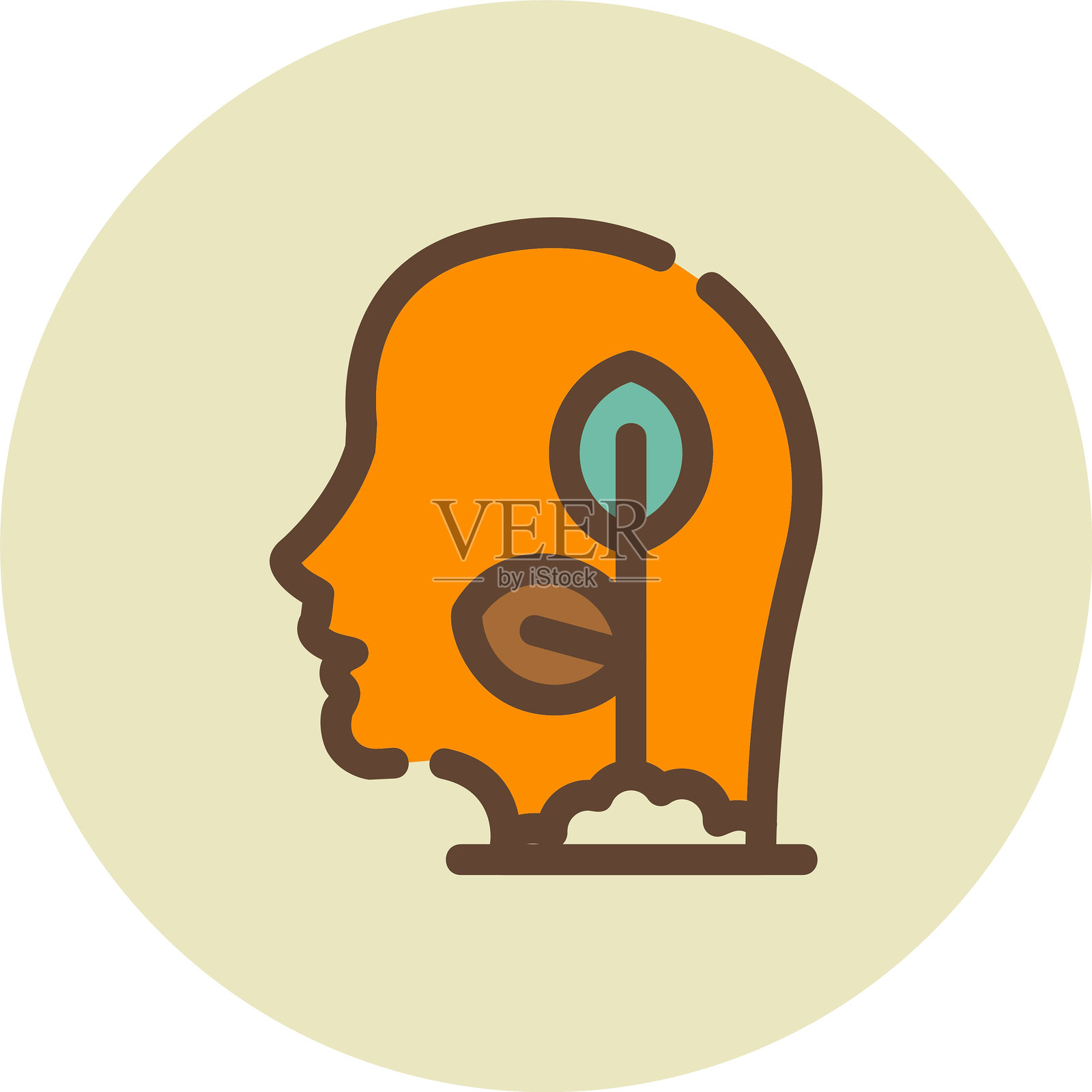 生态学家图标插画图片素材