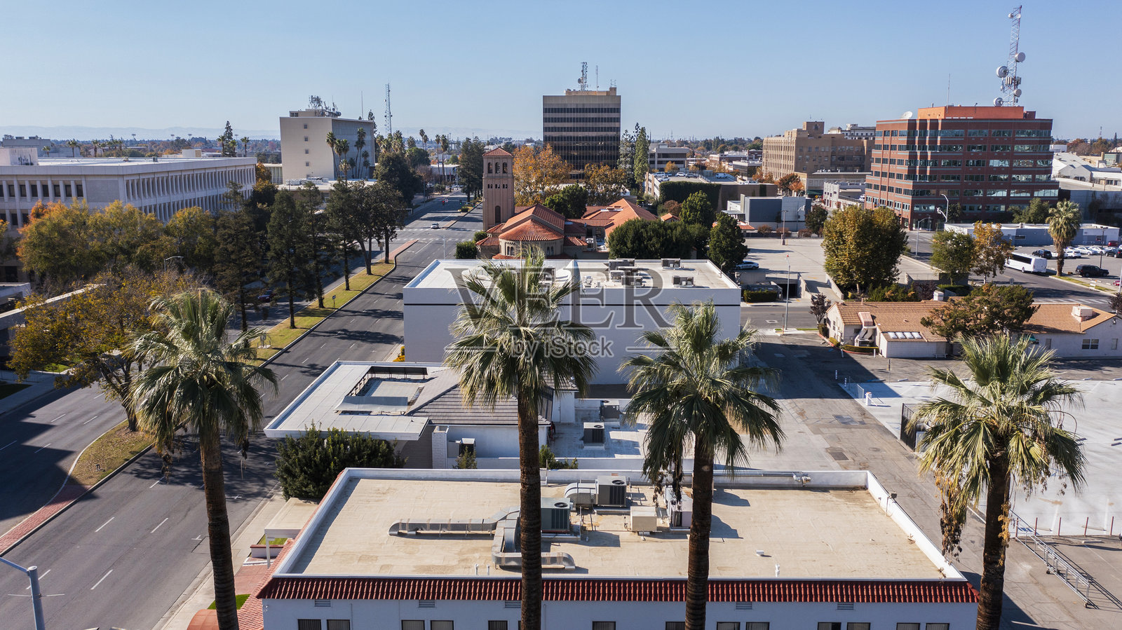 加利福尼亚州贝克斯菲尔德市中心照片摄影图片