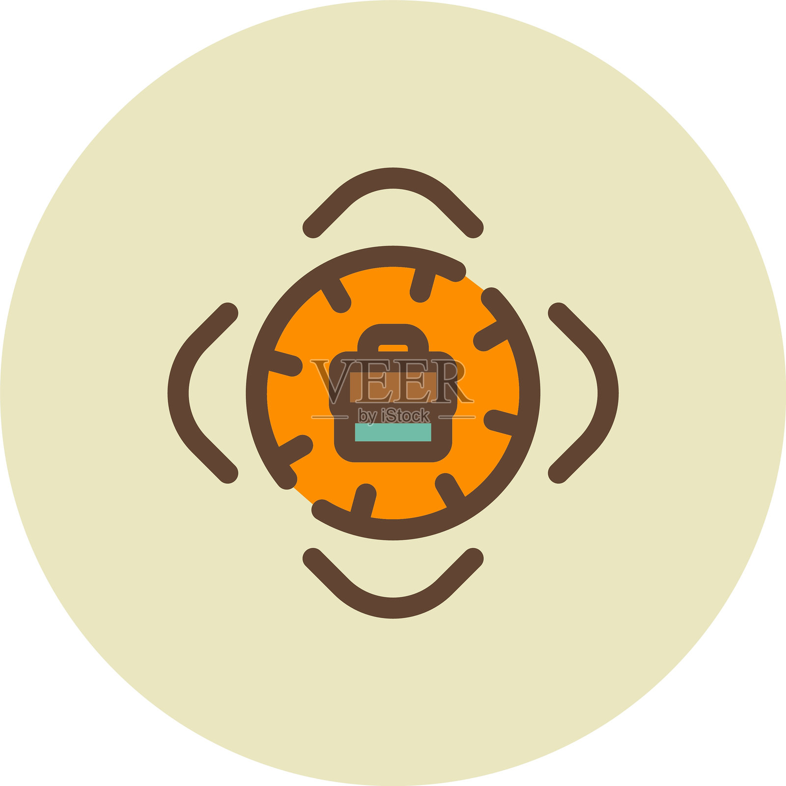 职位目标图标插画图片素材