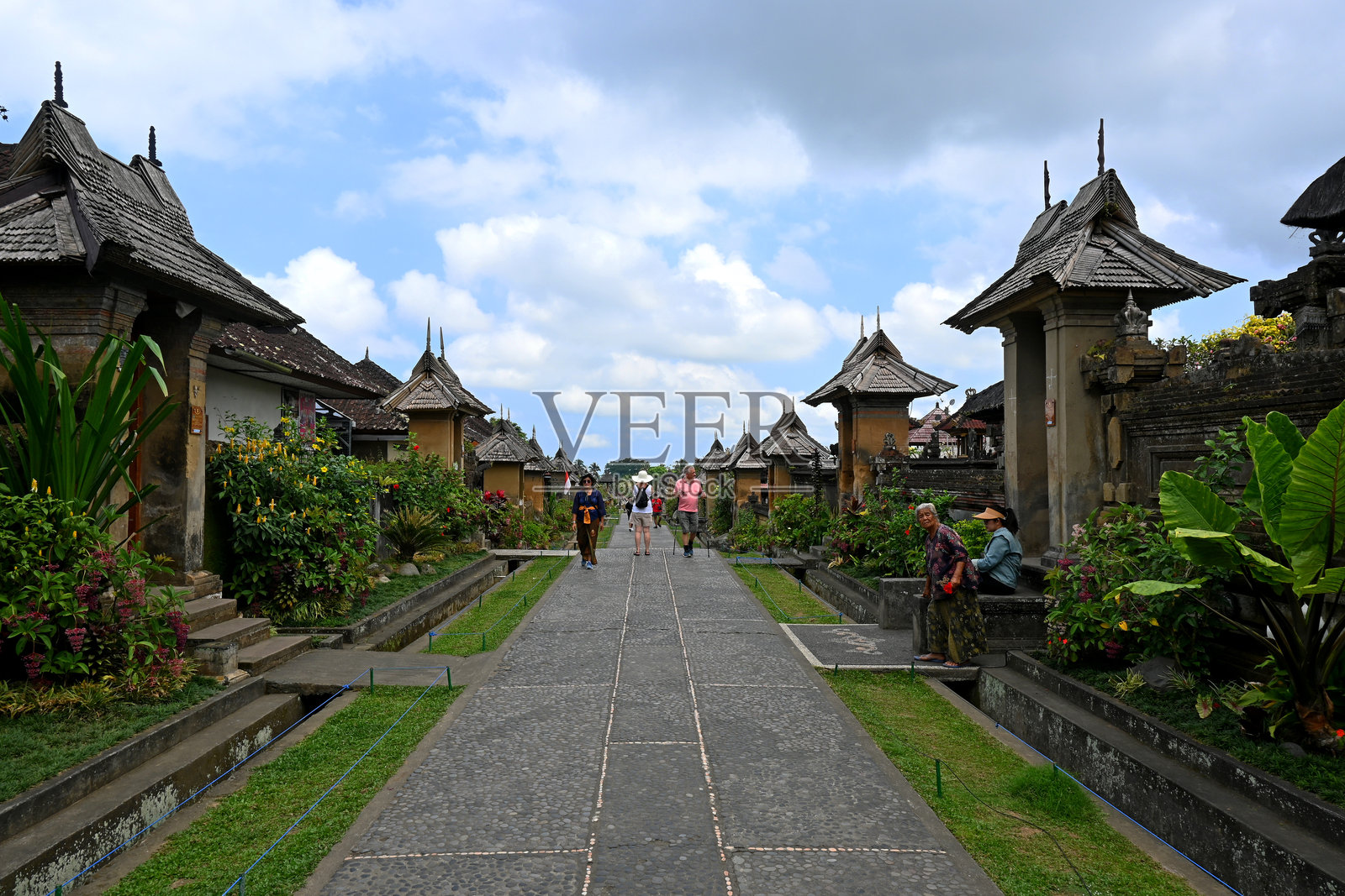 巴厘岛印尼 - 2024年9月5日：巴厘岛邦利区的彭格利普兰村照片摄影图片