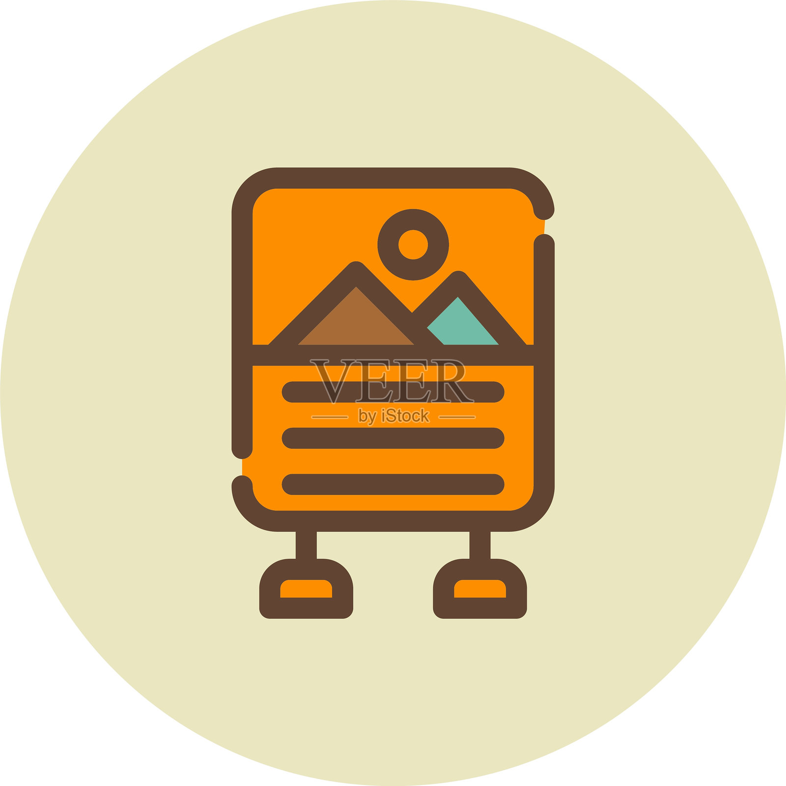 产品植入图标插画图片素材