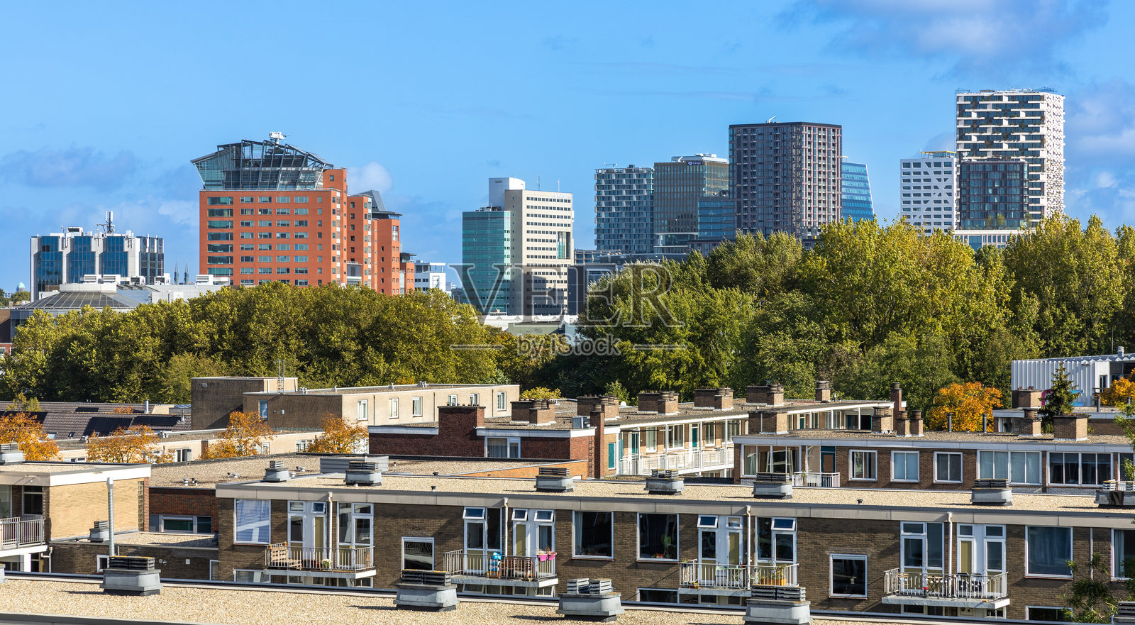 乌特勒支天际线照片摄影图片