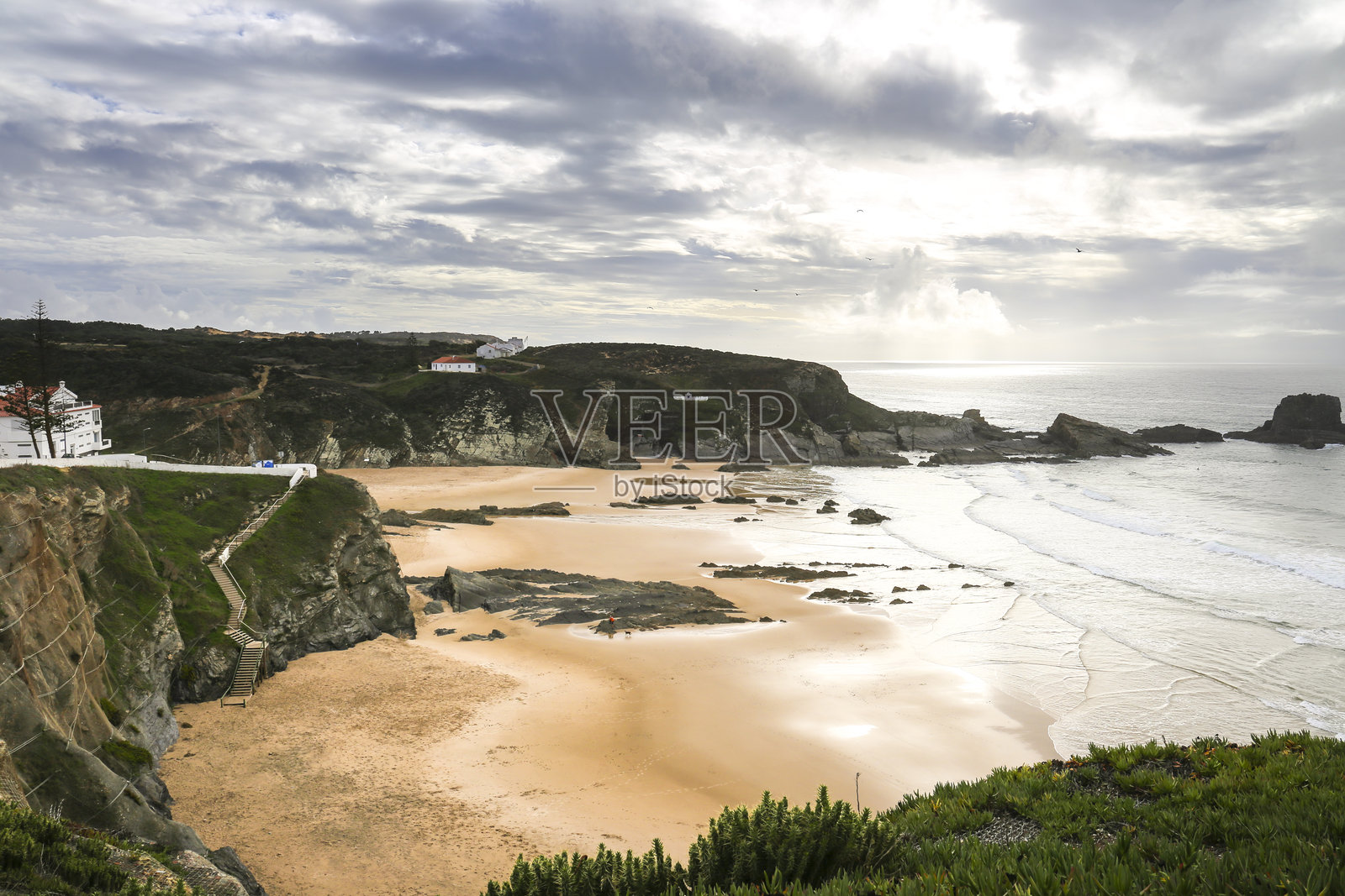 美丽的赞布热拉海滩照片摄影图片