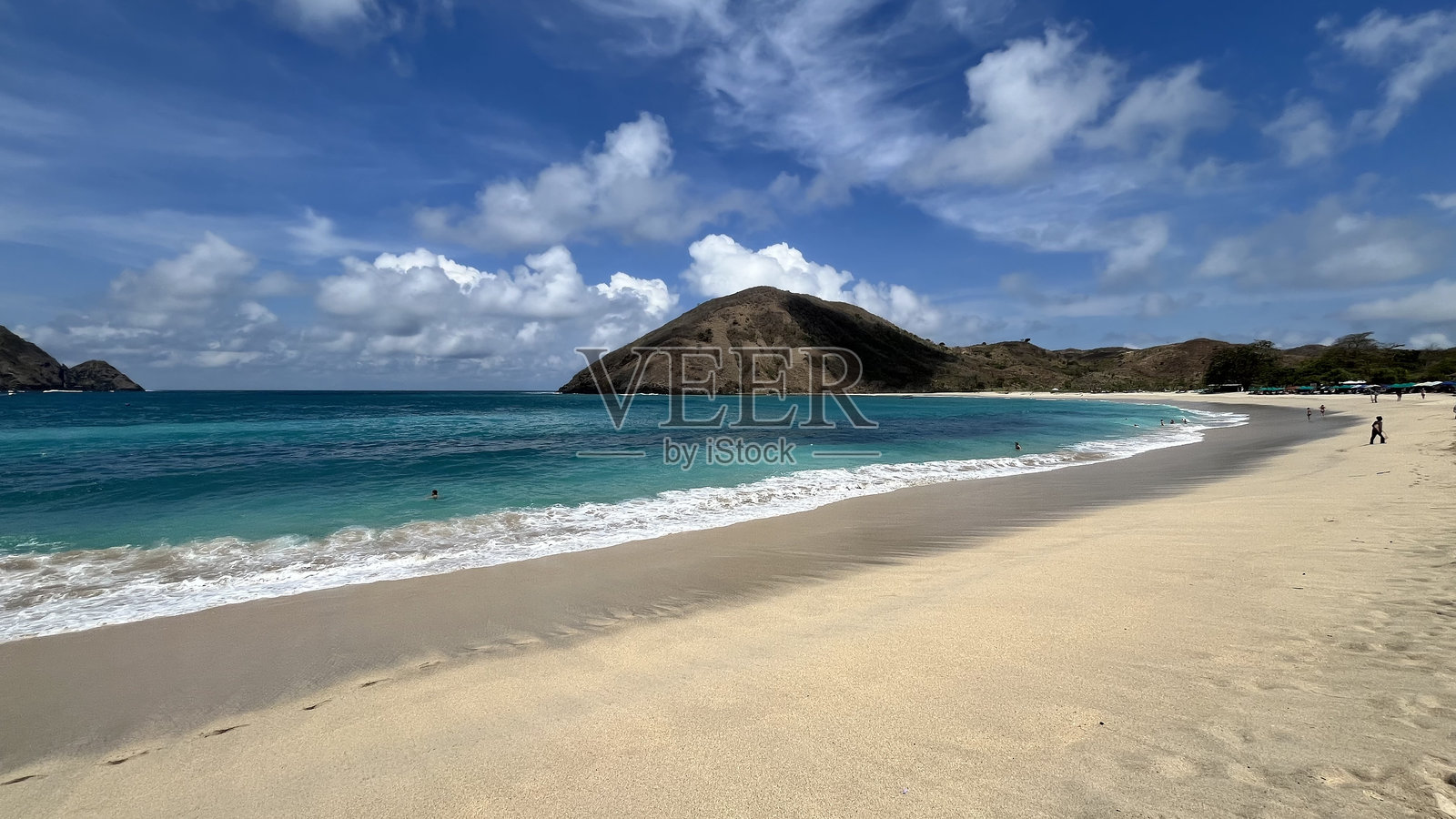 印度尼西亚龙目岛的马温海滩照片摄影图片
