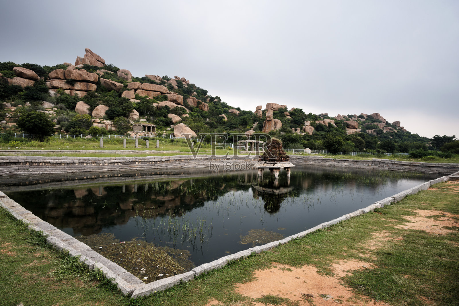 汉皮，失落寺庙的神秘之城照片摄影图片