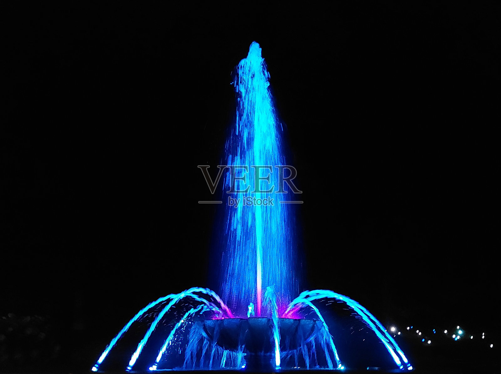 光之喷泉照片摄影图片