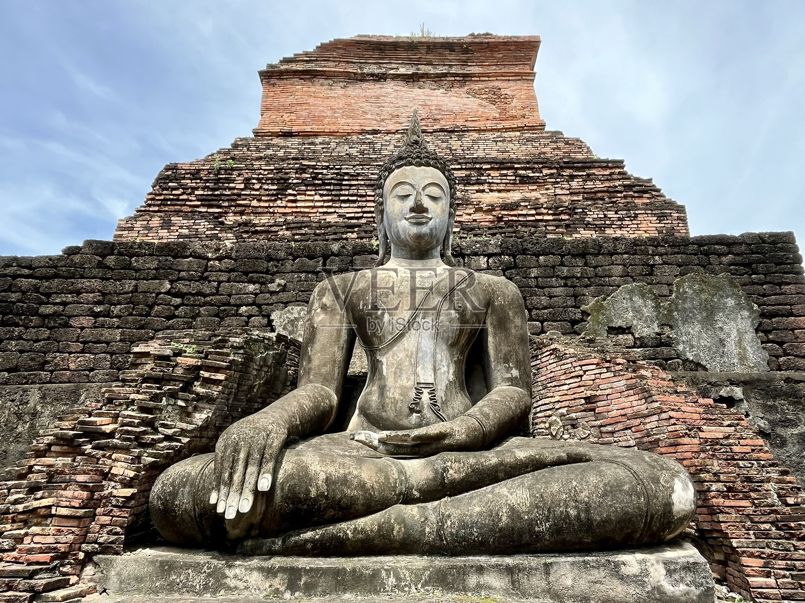 泰国 - 苏科特泰 - 大寺庙照片摄影图片