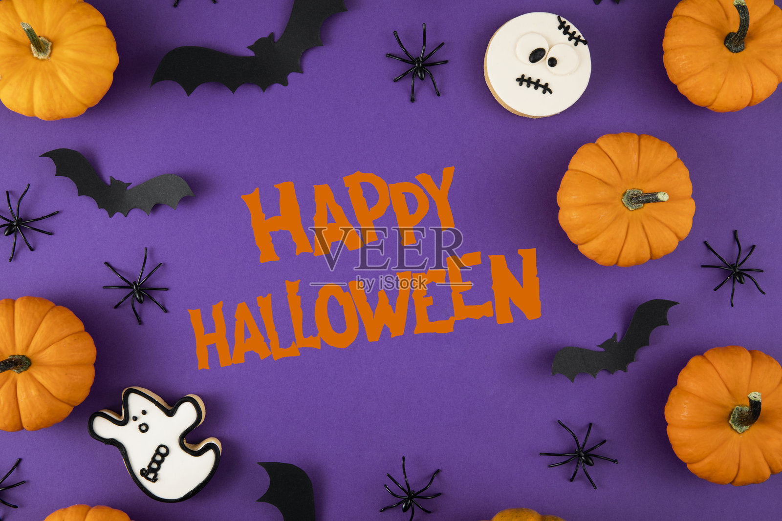 万圣节装饰背景照片摄影图片