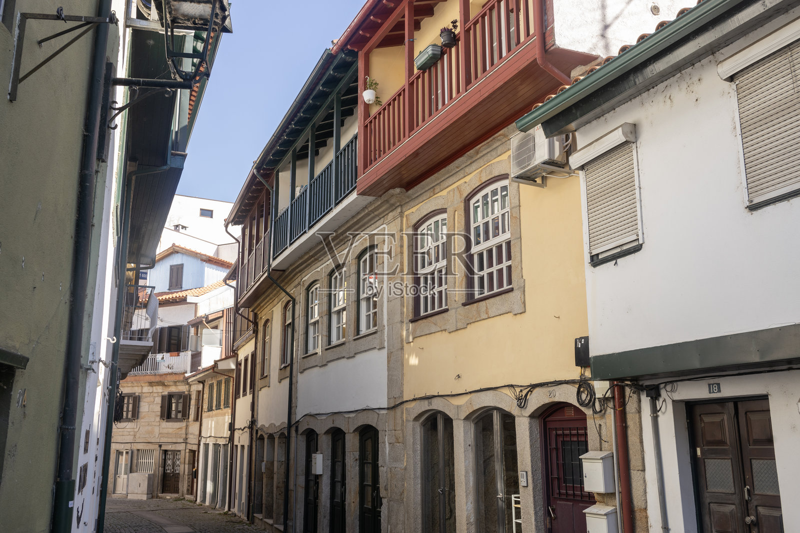 葡萄牙查维斯的街道照片摄影图片