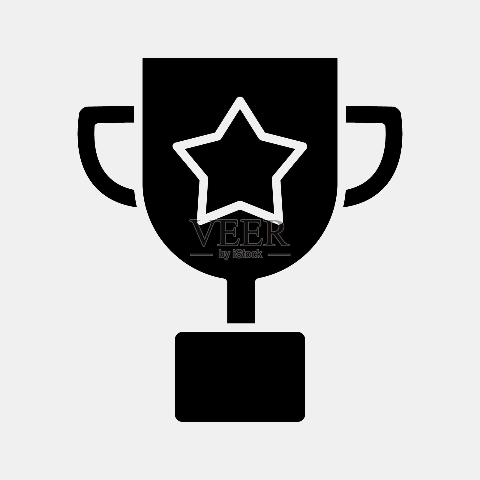 图标杯。电子竞技游戏元素。图标采用图形风格。适合用于印刷、海报、标志、广告、信息图表等。插画图片素材