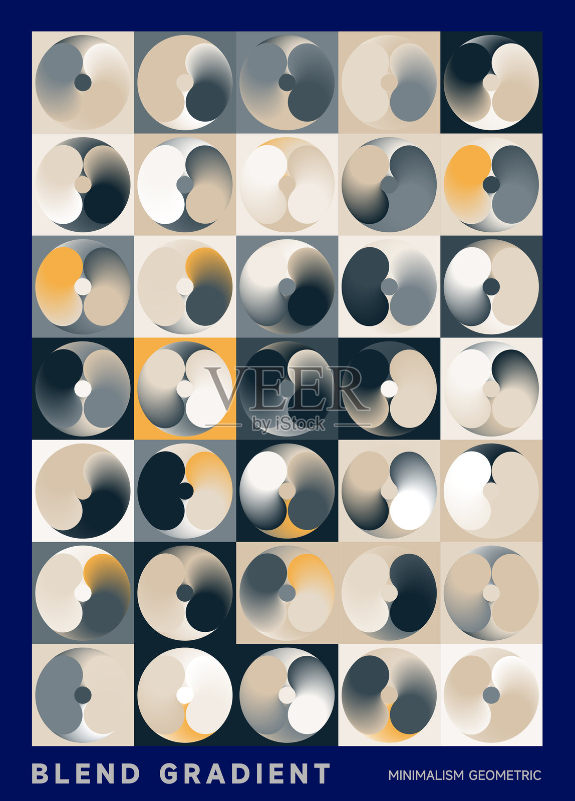 抽象色彩渐变混合图案海报背景插画图片素材