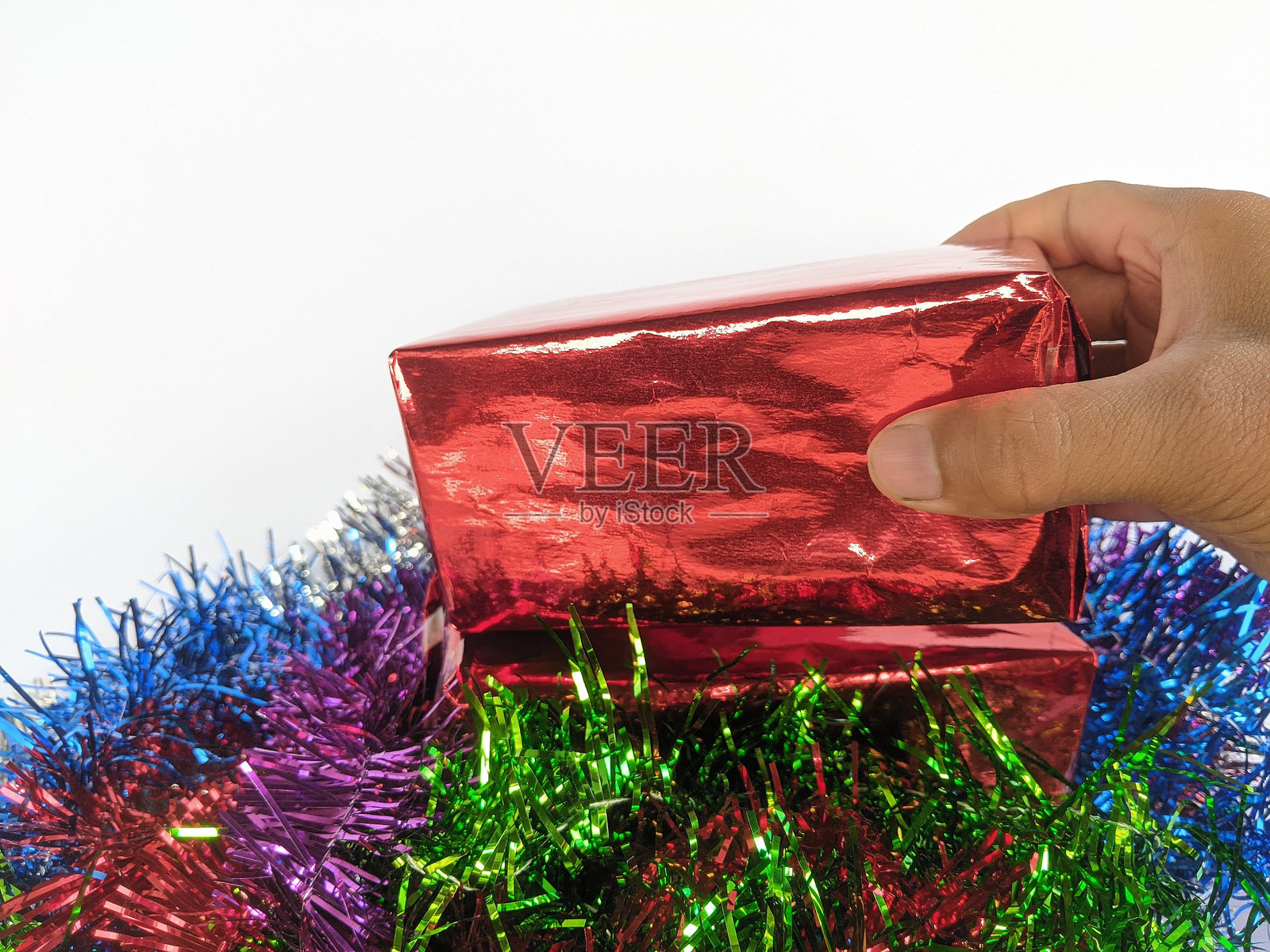 红色礼物照片摄影图片