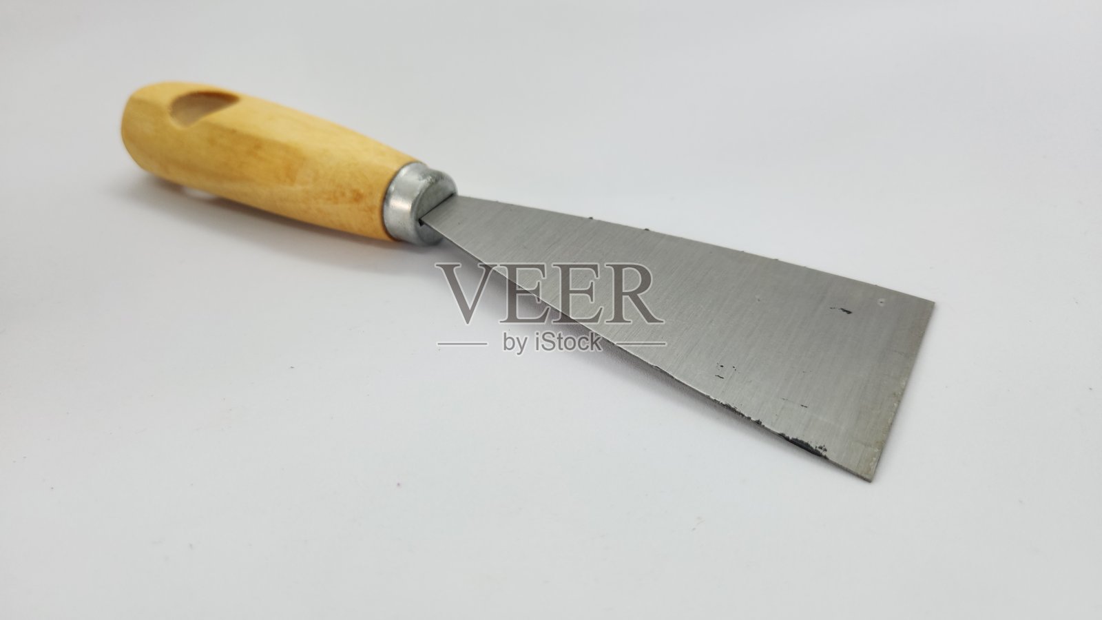 白色背景下的刮刀照片摄影图片