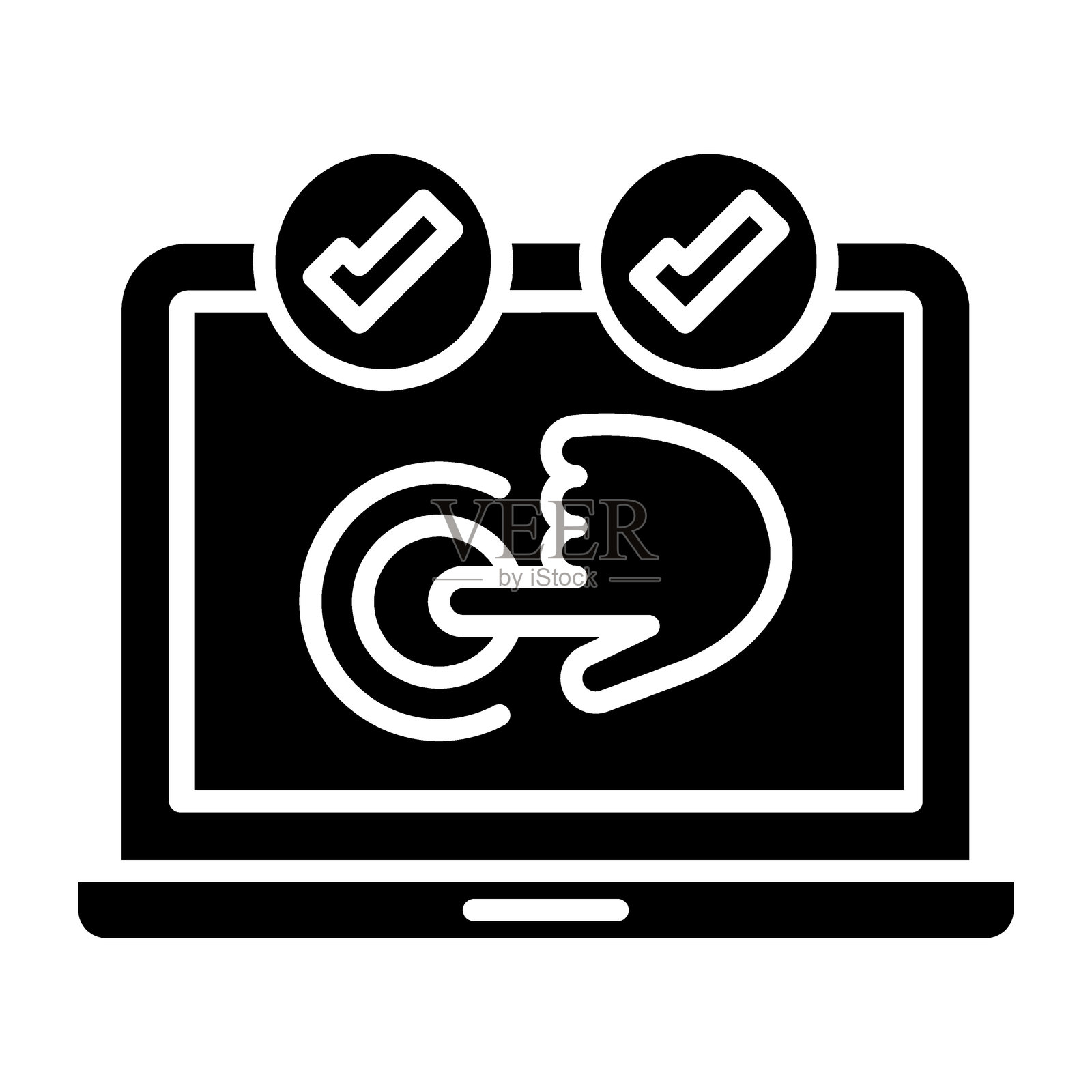 激活图标风格插画图片素材