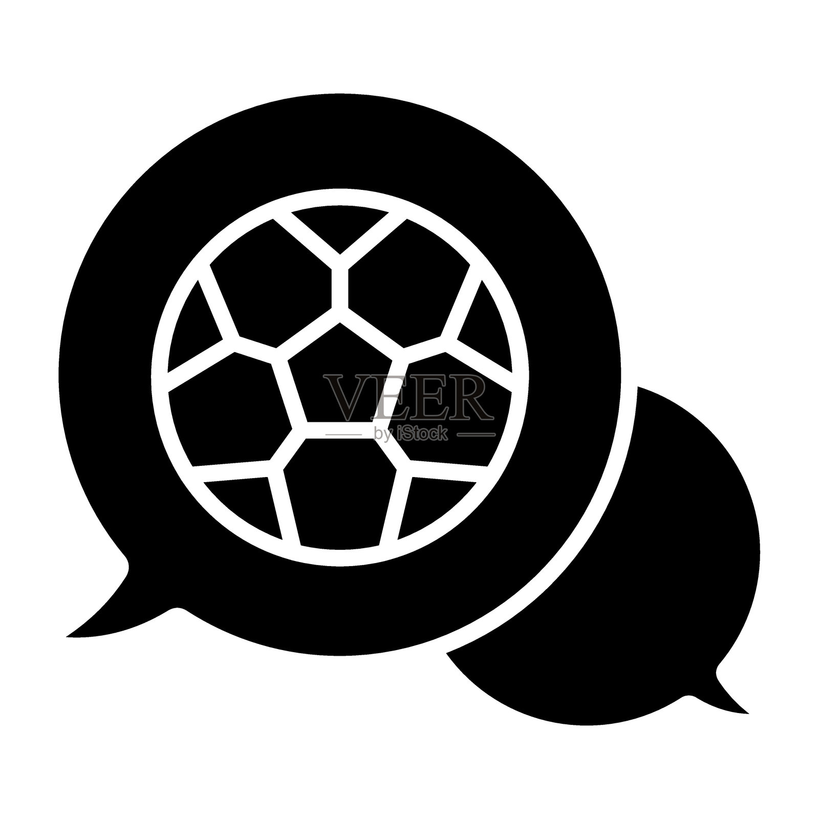 聊天图标风格插画图片素材