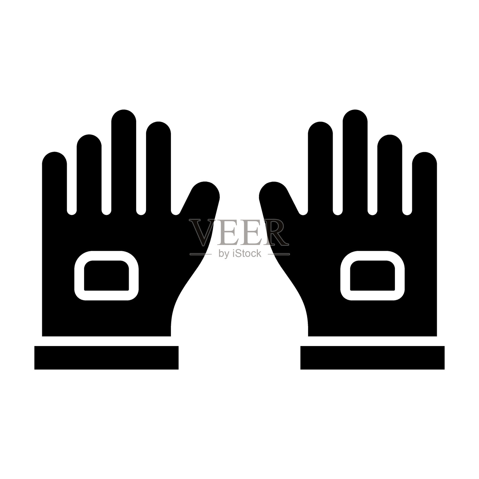 手套图标风格插画图片素材