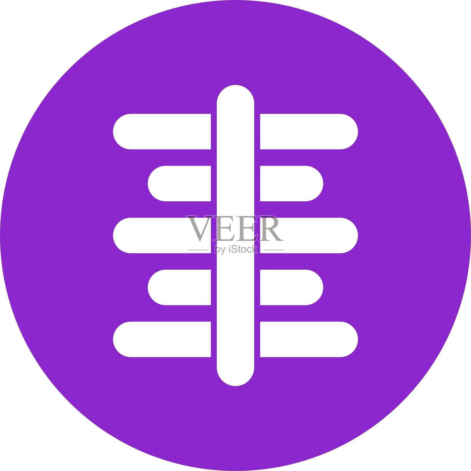 中心对齐的图形圆圈图标插画图片素材