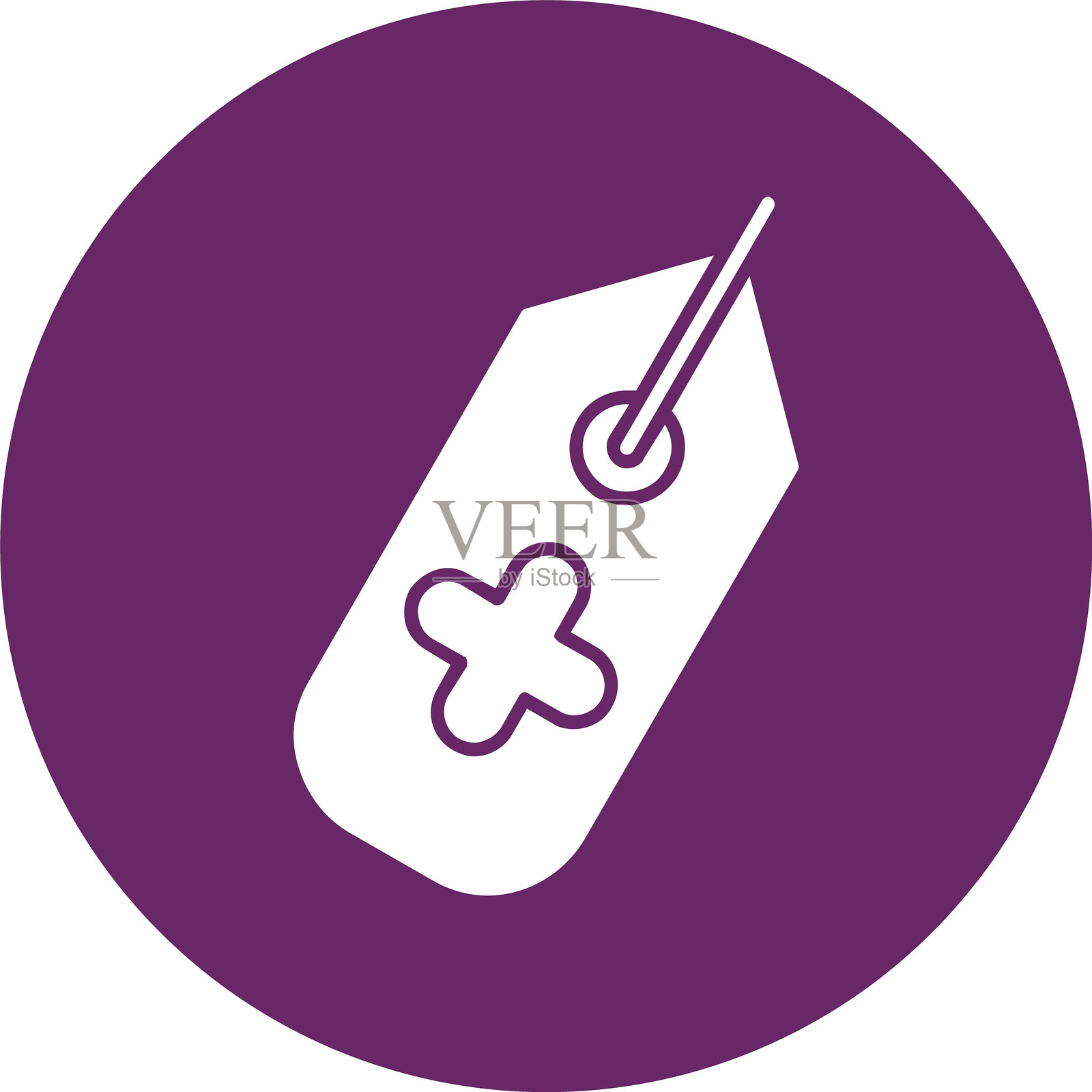 标签图标圆形插画图片素材