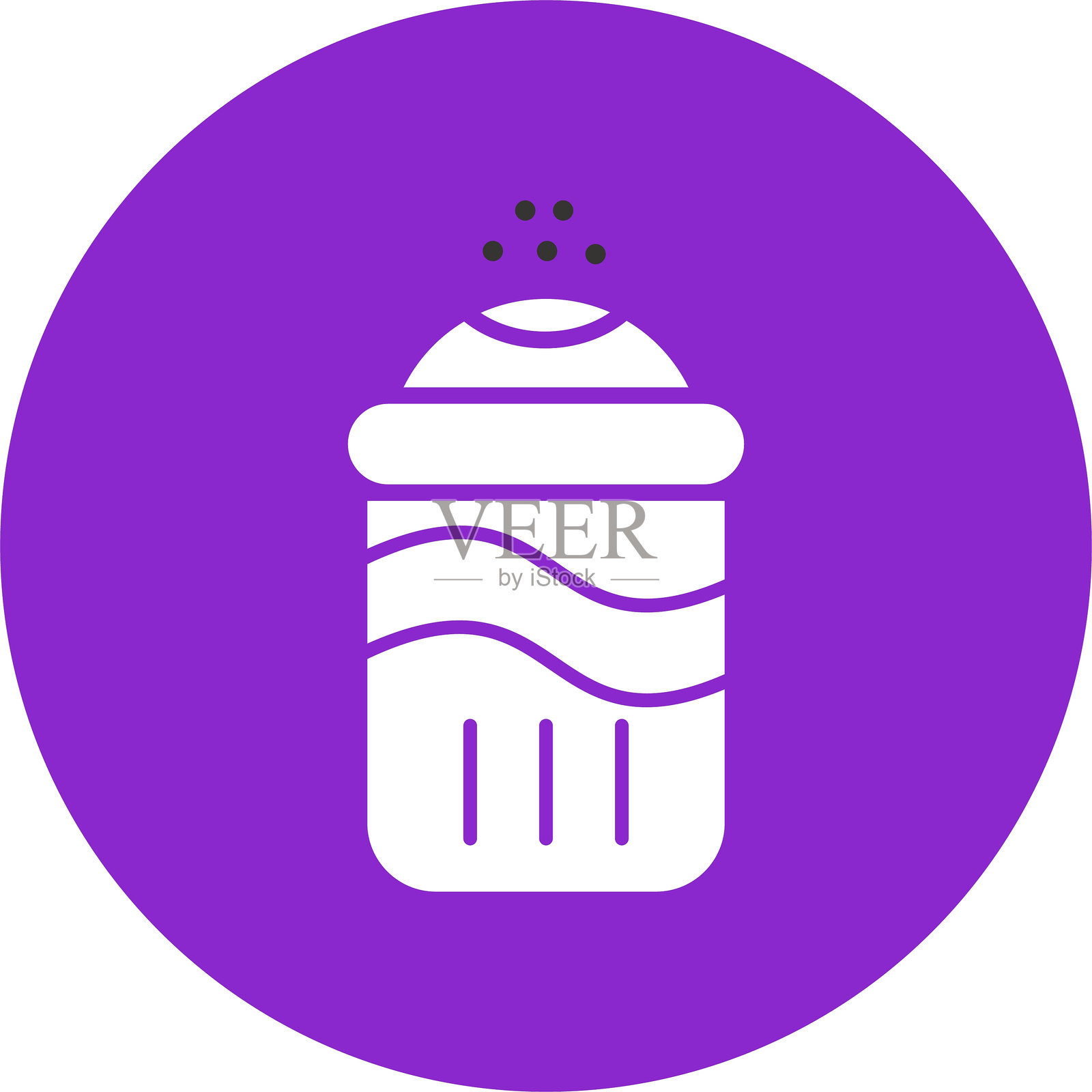 盐字母圈图标插画图片素材