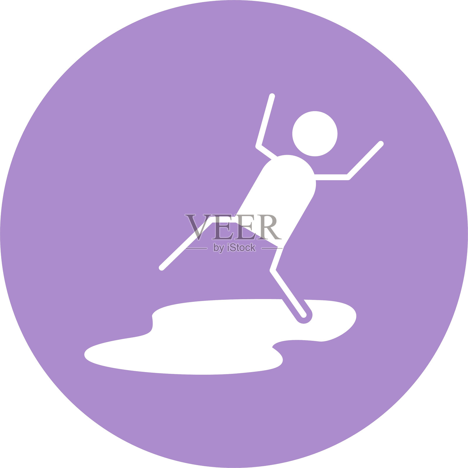 滑腻的符号圆形图标插画图片素材