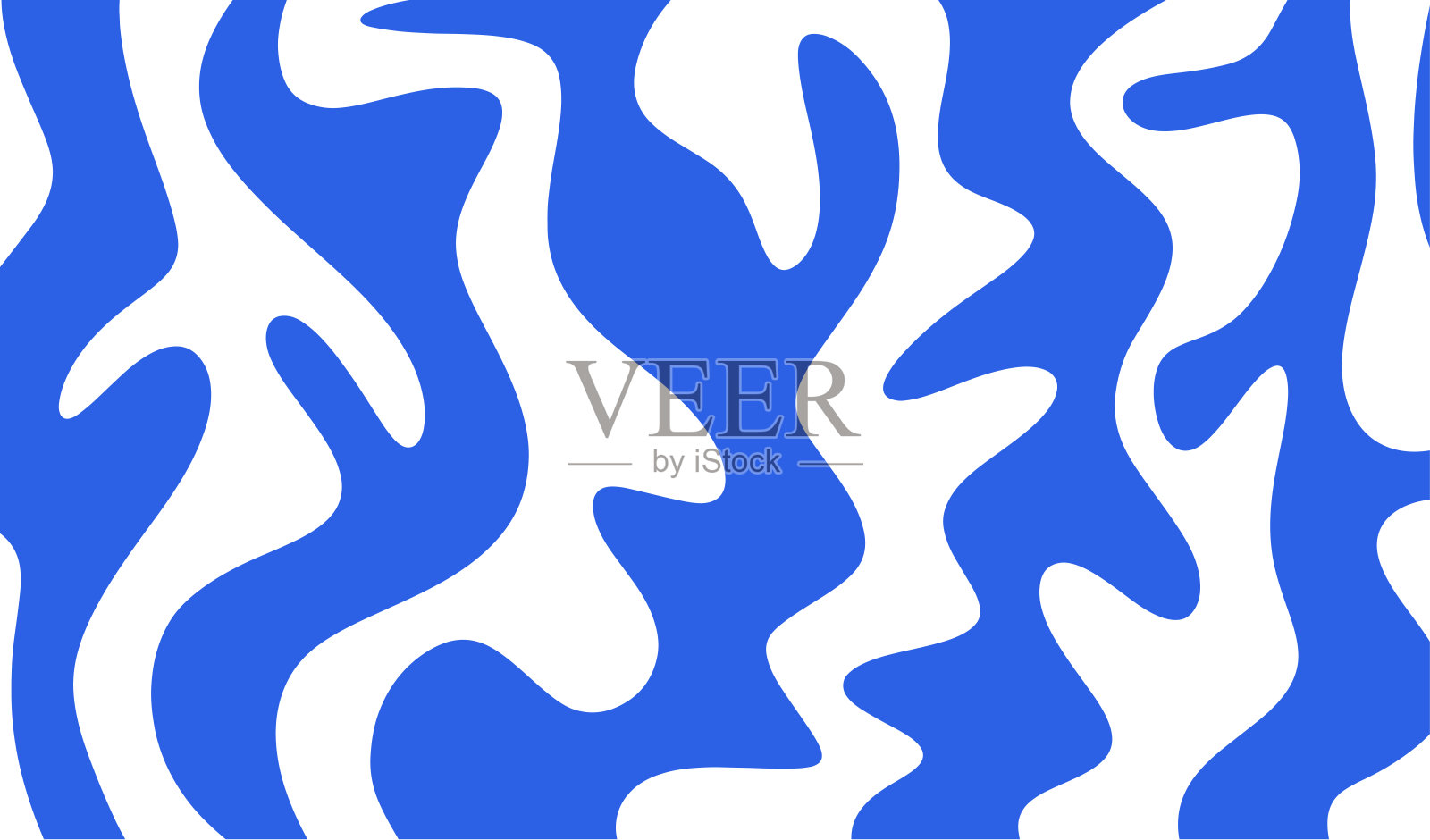 抽象波浪背景。70年代复古抽象设计风格。矢量背景。插画图片素材