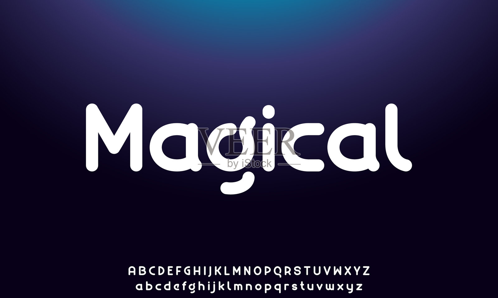现代城市抽象字母字体。体育、科技、时尚、数字、未来创意标志字体。插画图片素材