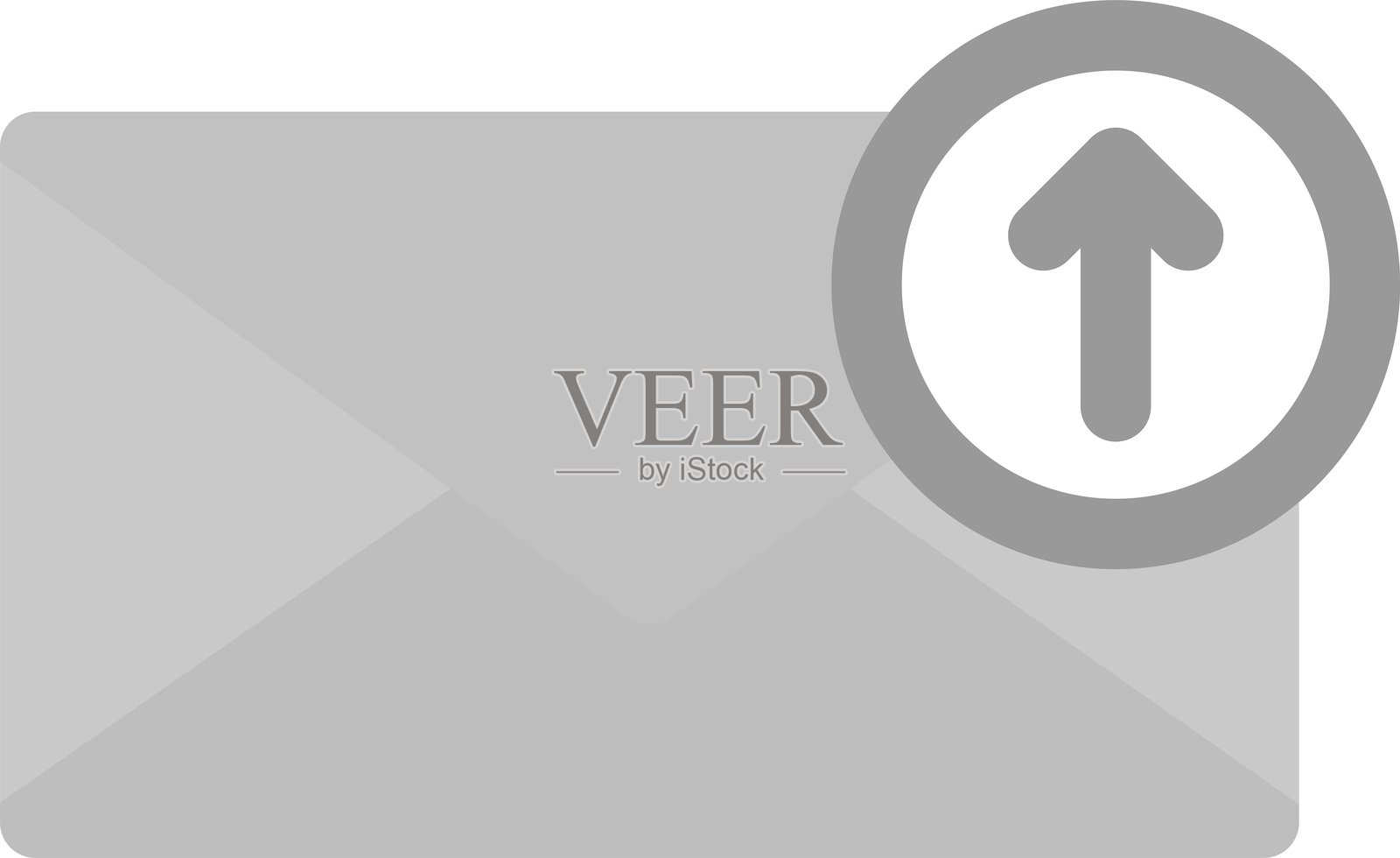 上传电子邮件图标插画图片素材