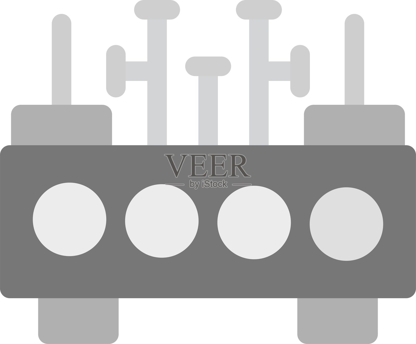 WiFi路由器图标插画图片素材
