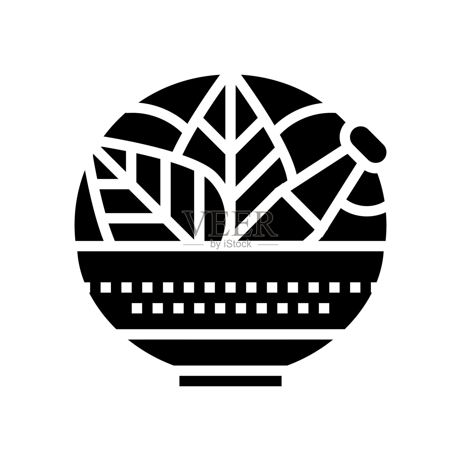 草药医学阿育吠陀图标矢量插图插画图片素材