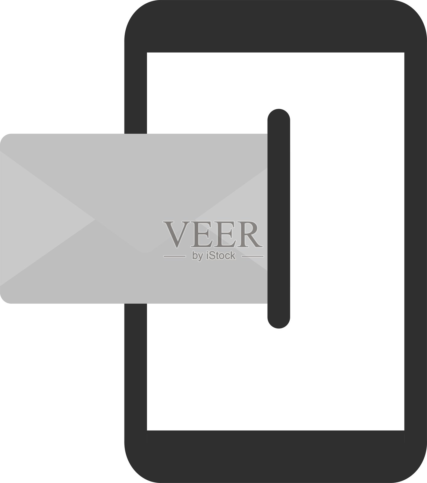 移动电子邮件图标插画图片素材