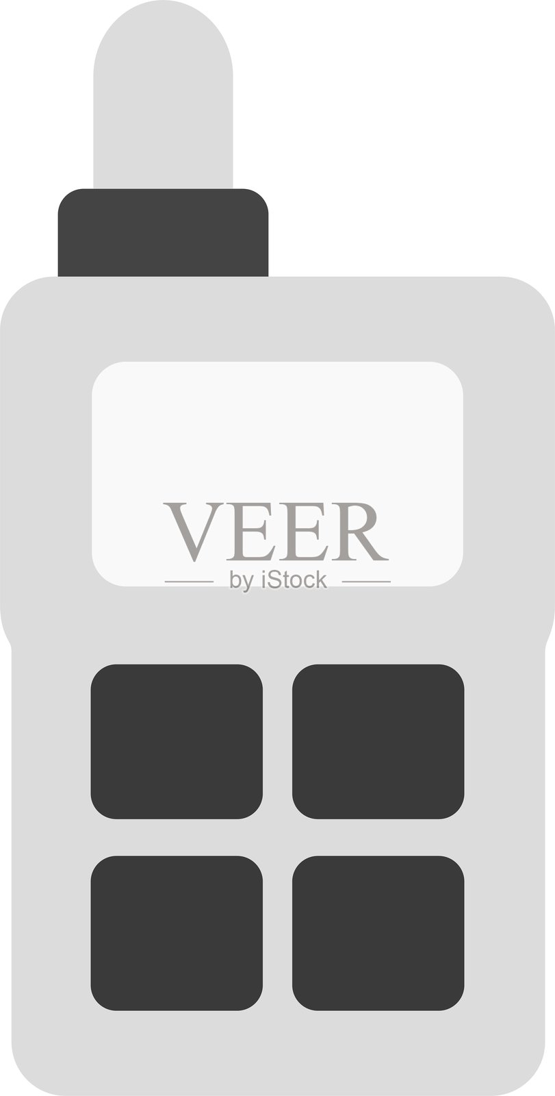 对讲机图标插画图片素材