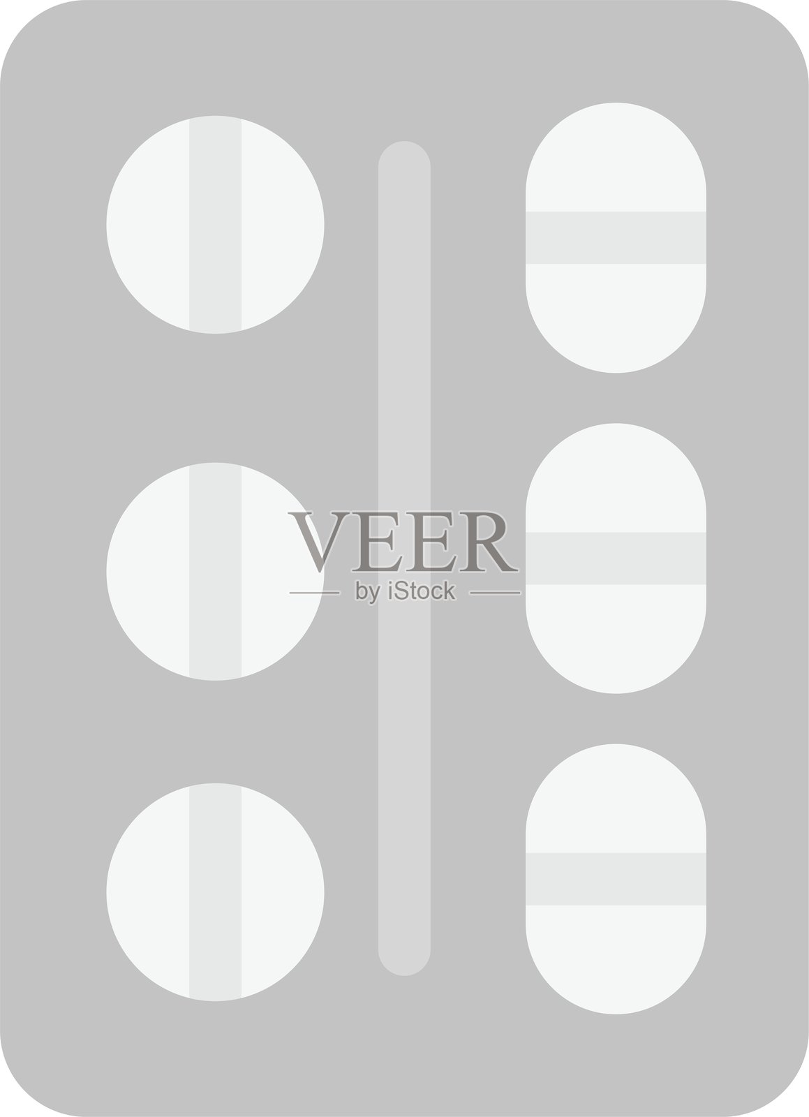 药丸图标插画图片素材