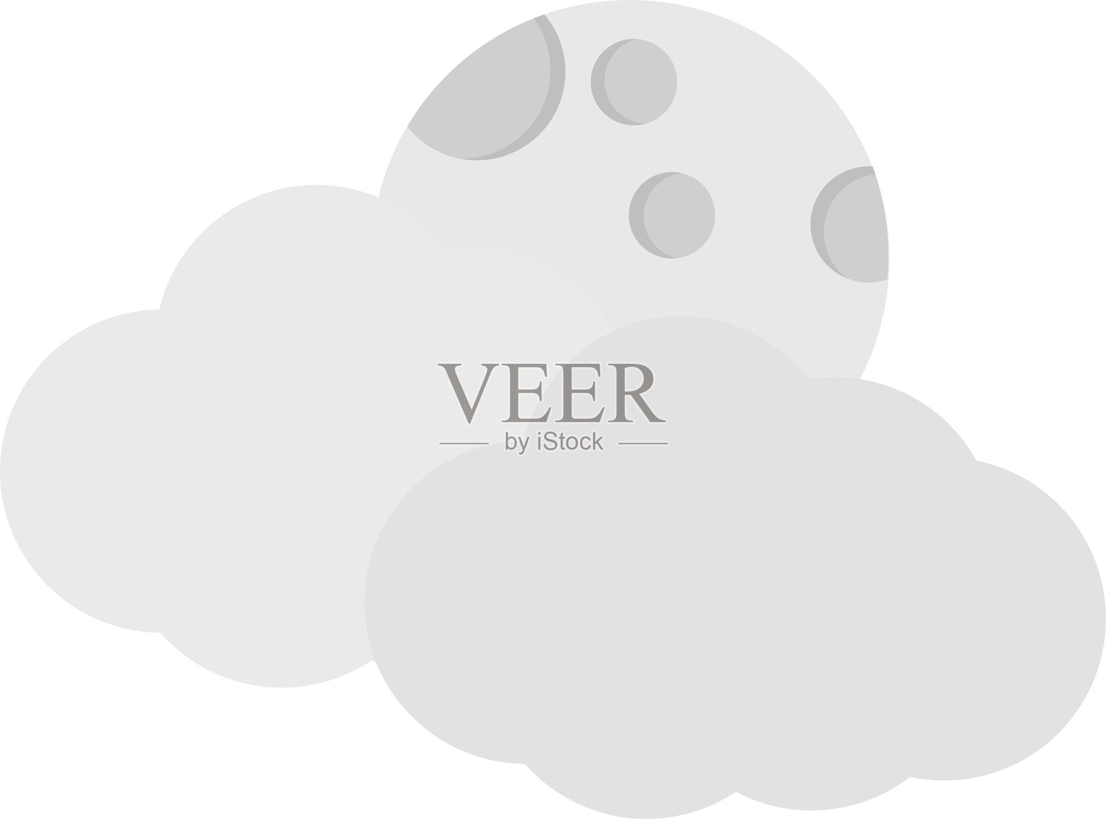 云朵图标插画图片素材