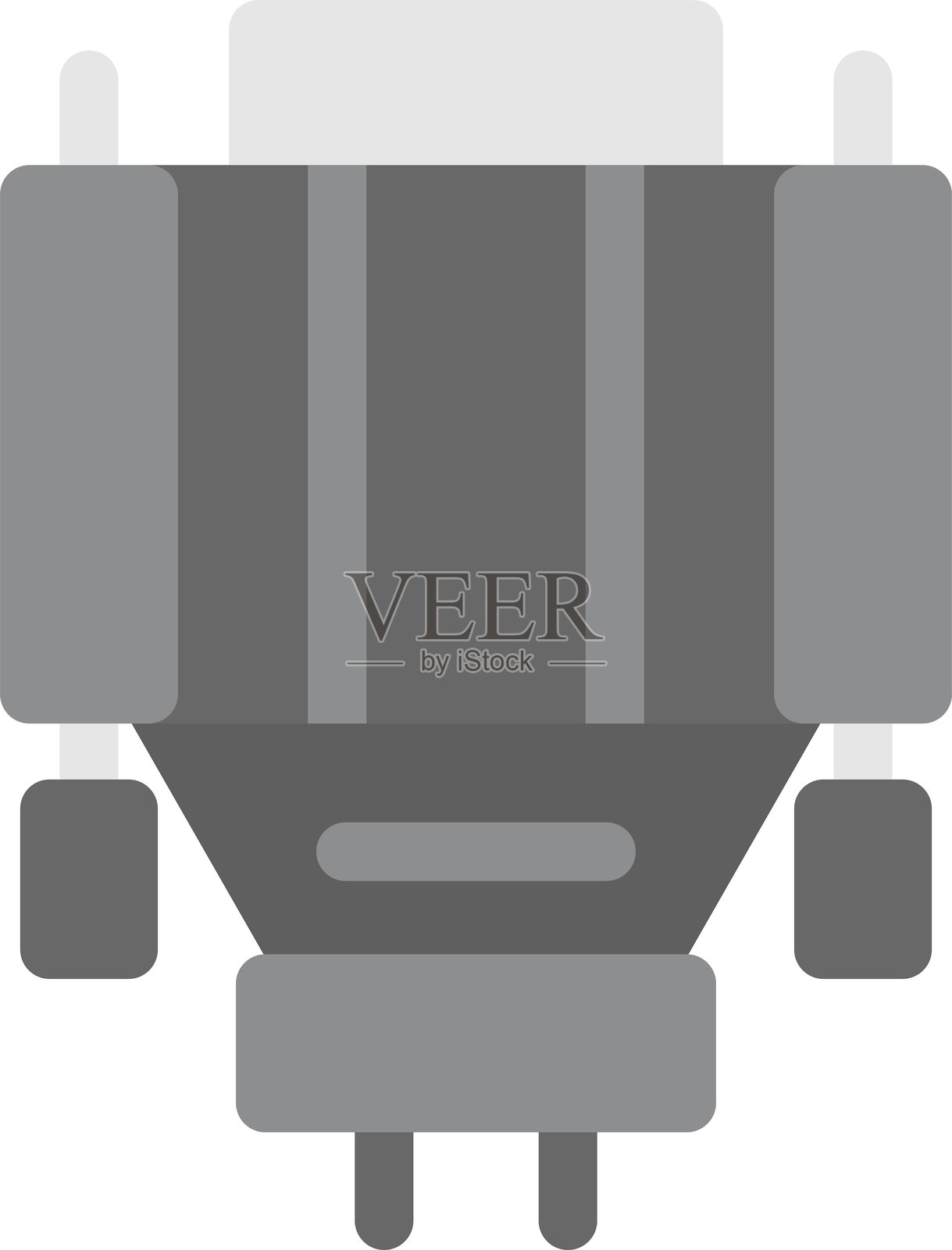 VGA电缆图标插画图片素材