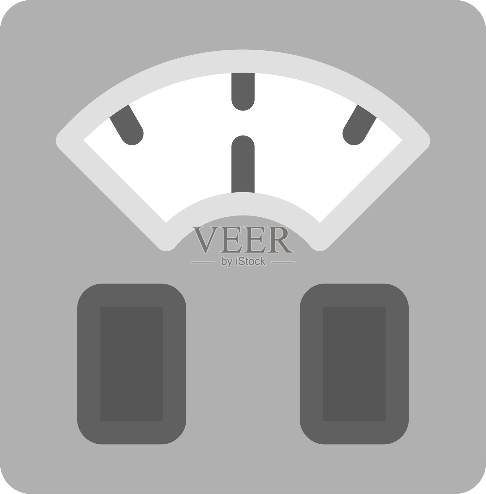 体重秤图标插画图片素材