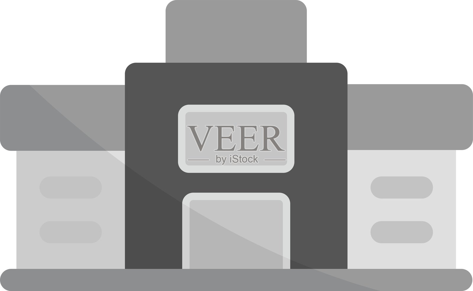 购物中心图标插画图片素材