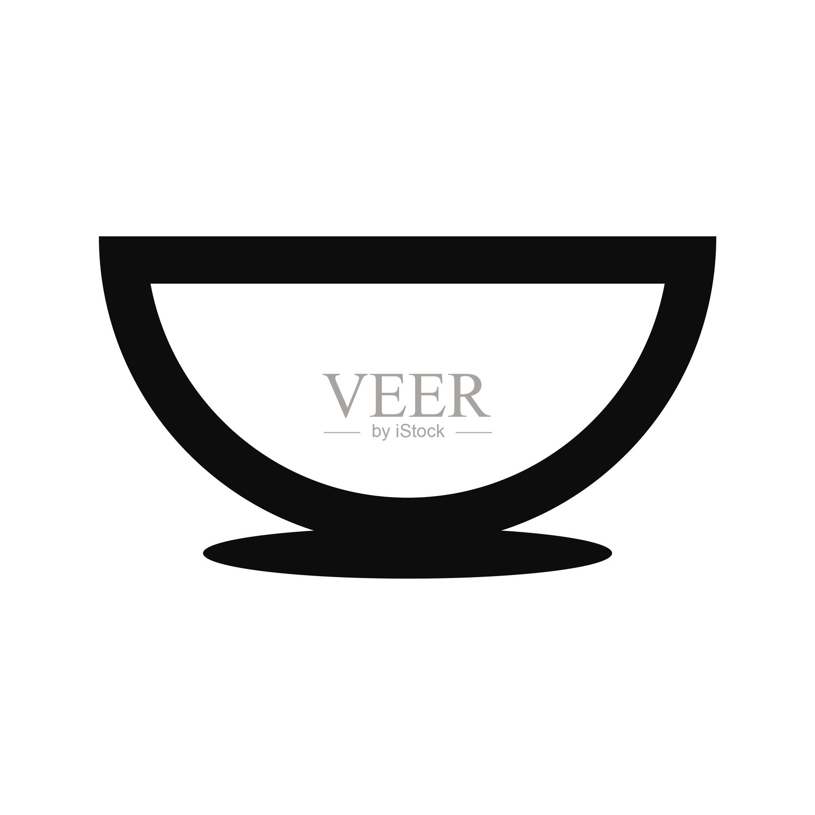 面条碗图标设计模板插画图片素材