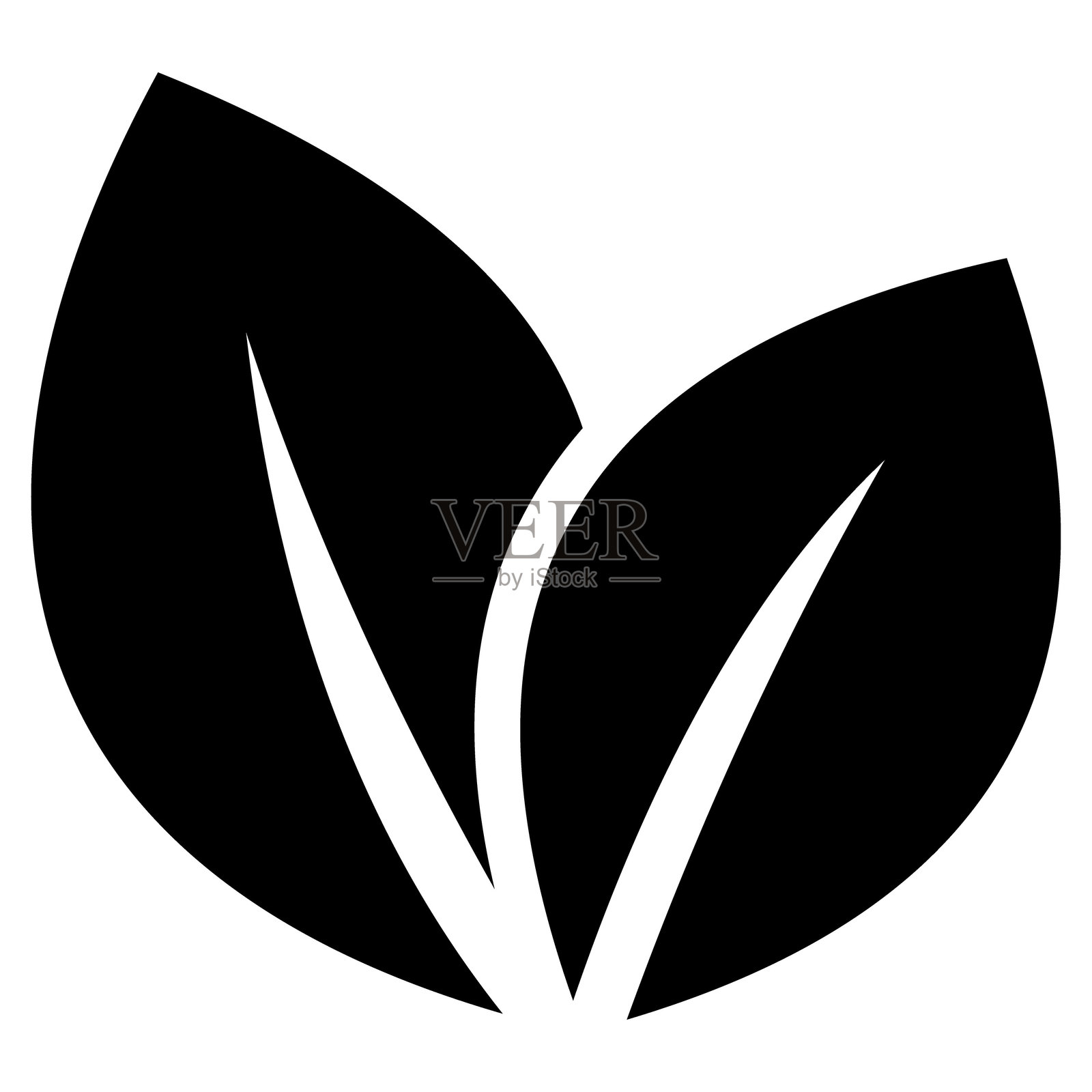 可持续素食环保食品矢量图标设计插画图片素材