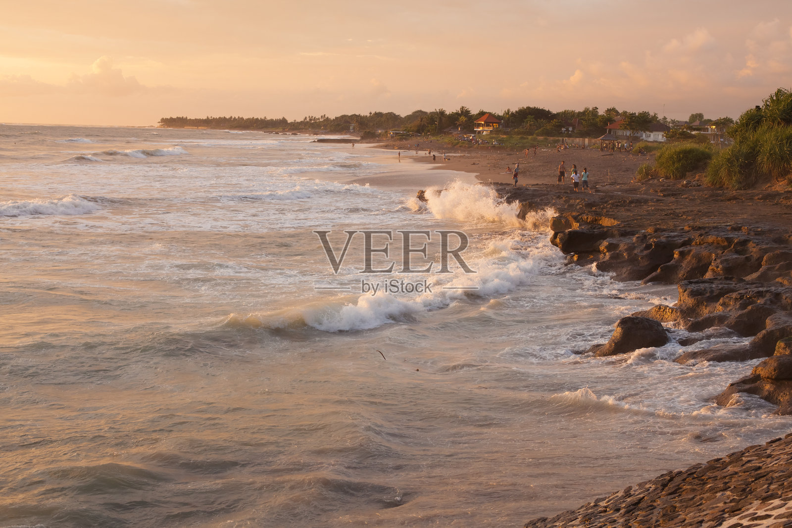 回声海滩照片摄影图片