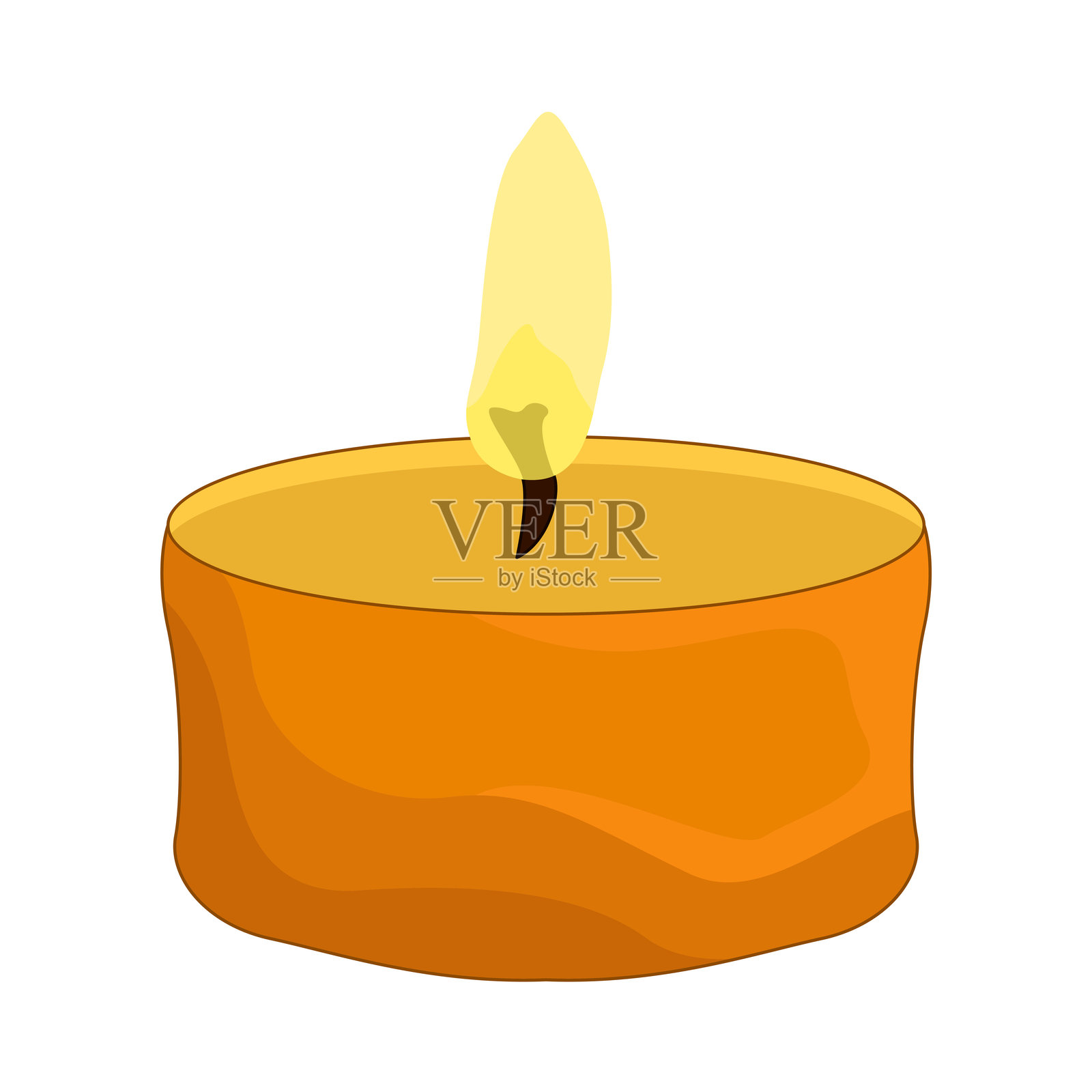 蜡烛插画图片素材