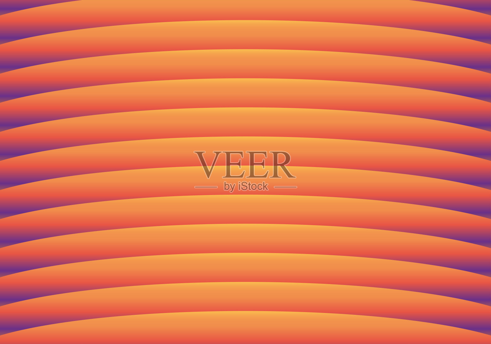橙色重叠的曲线层背景插画图片素材